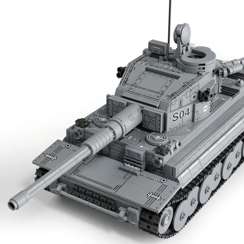 LWCK 90023 Flourishing Age Strengthen The Army Panzerkampfwagen Tiger Ausfuhrung E 2 - CADA Block