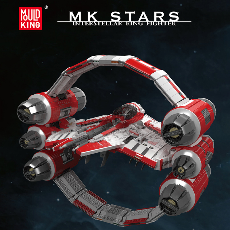 Mould King 21047 Interstellar Ring Fighter 1 - CADA Block