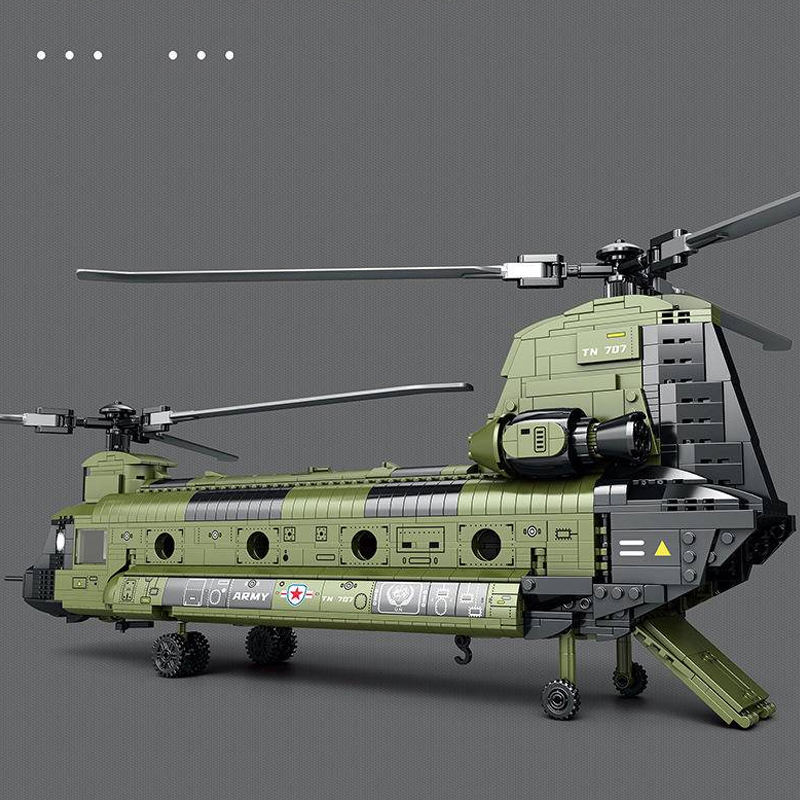 Reobrix 33031 CH 47 Heavy Multi Functional Transport Helicopter 4 - CADA Block