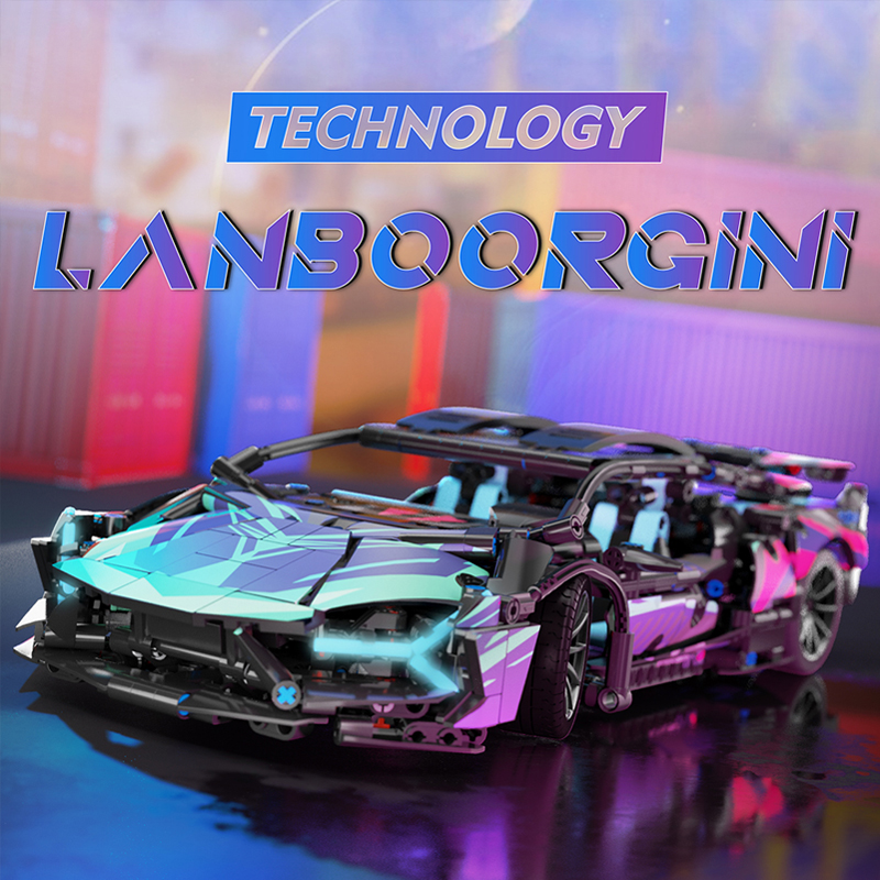 Custom 910 Cyberpunk Lamborghini 1 - CADA Block