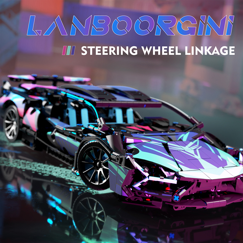 Custom 910 Cyberpunk Lamborghini 3 - CADA Block