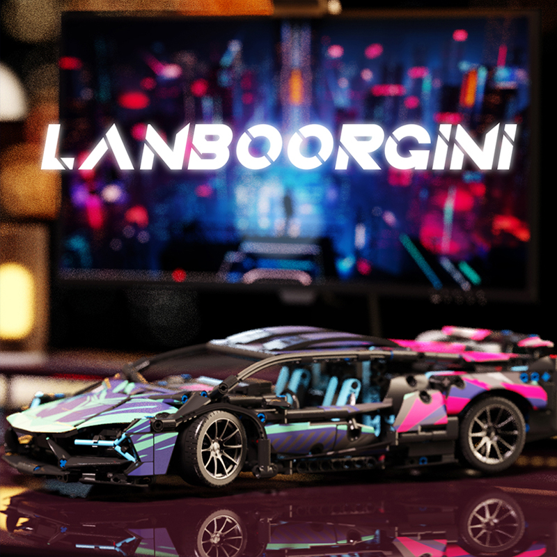Custom 910 Cyberpunk Lamborghini 8 - CADA Block