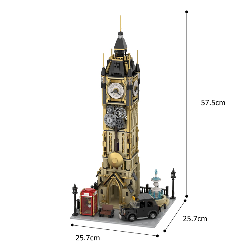 Pantasy 85008 Steampunk Clock Tower 5 - CADA Block