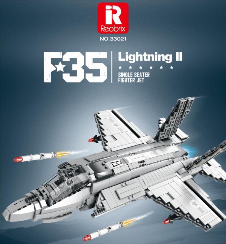 ReoBrix 33021 F 35 Fighter 1 - CADA Block