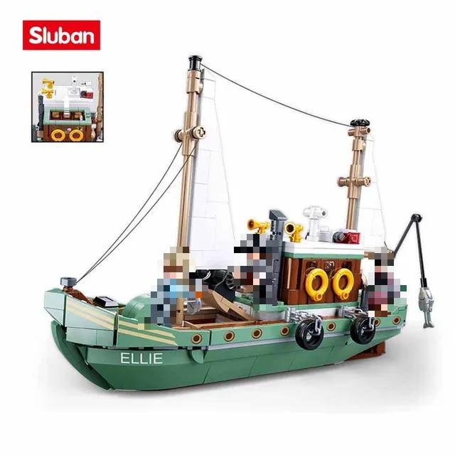 Sluban M38 B1119 Fishing Boat 2 - CADA Block
