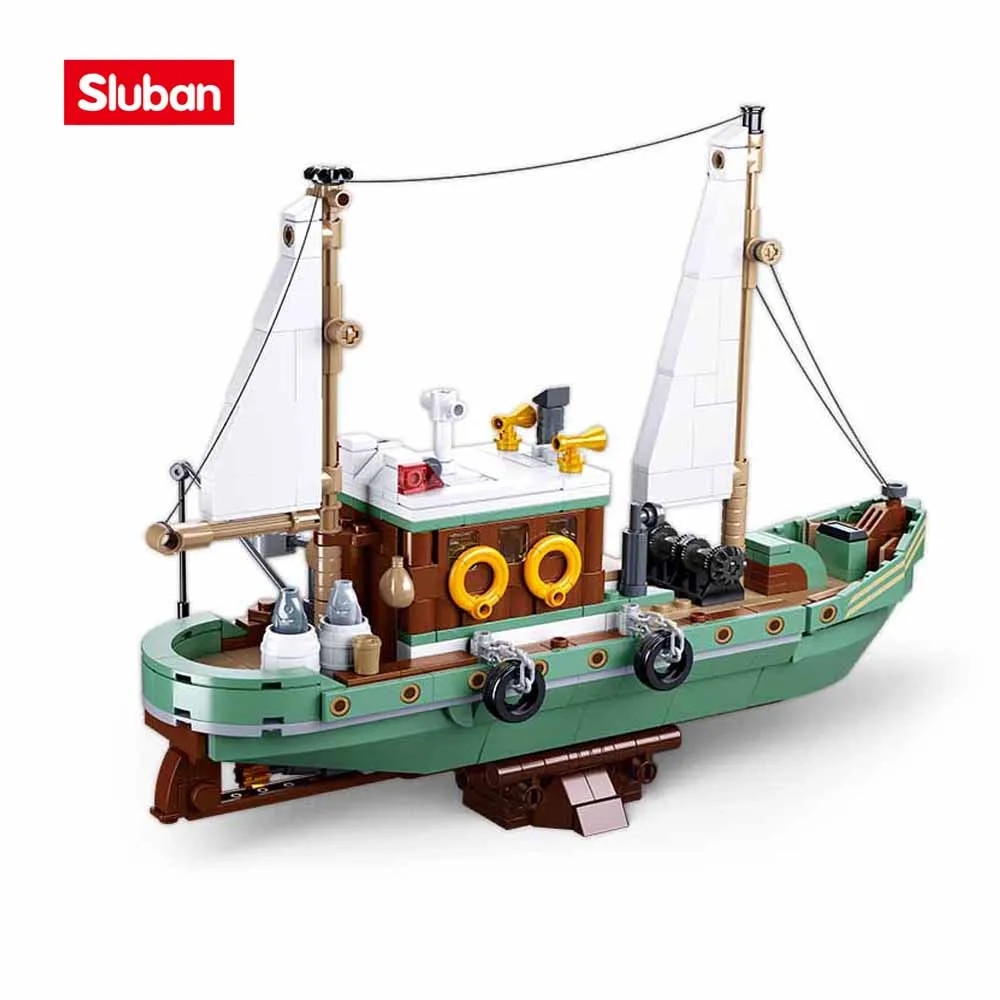 Sluban M38 B1119 Fishing Boat 3 - CADA Block