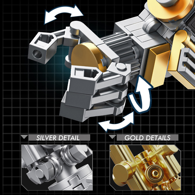 Wangao 288001 Optimus Prime Semi Mechanical Bear Brick 5 - CADA Block