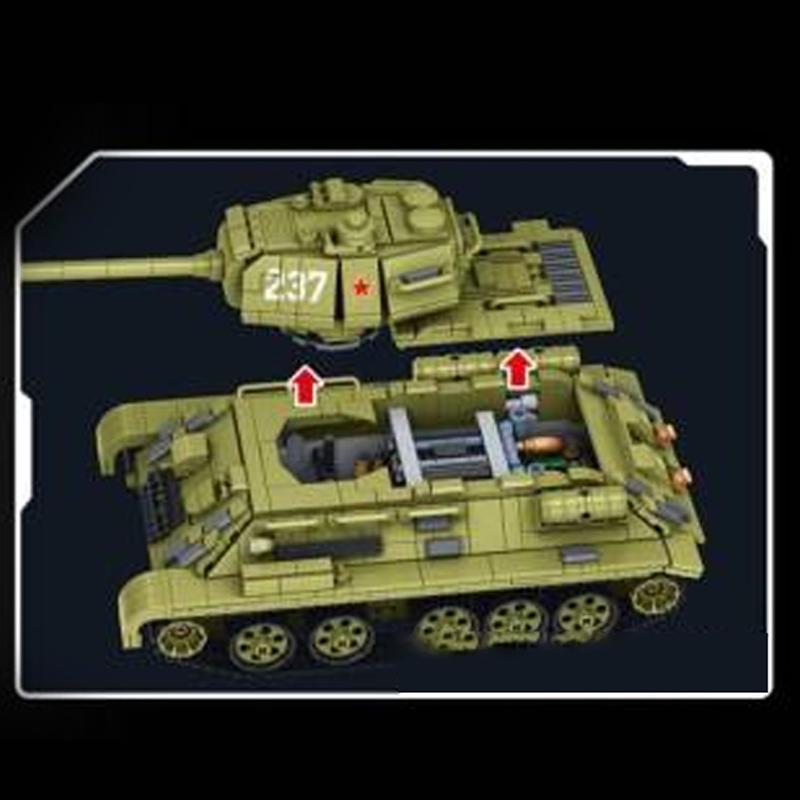 PANLOS 632012 T 34 Tank 4 - CADA Block